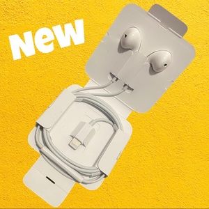 New Iphones headphones/white/unisex/wired